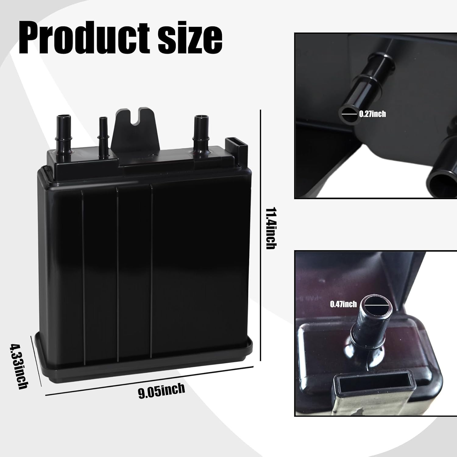 Vapor Canister Replacement - Compatible with Chevy Tahoe, GMC Yukon, Cadillac Escalade, Buick Rendezvous (2004-2016) - Part Numbers 12573648, 15109431, 911-149, 4B1200, CP434, CP524, VC4123