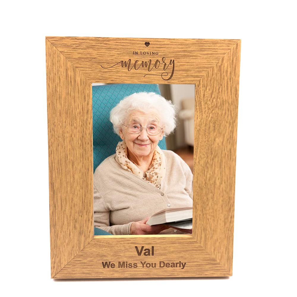 In loving memory remembrance memorial photo frame