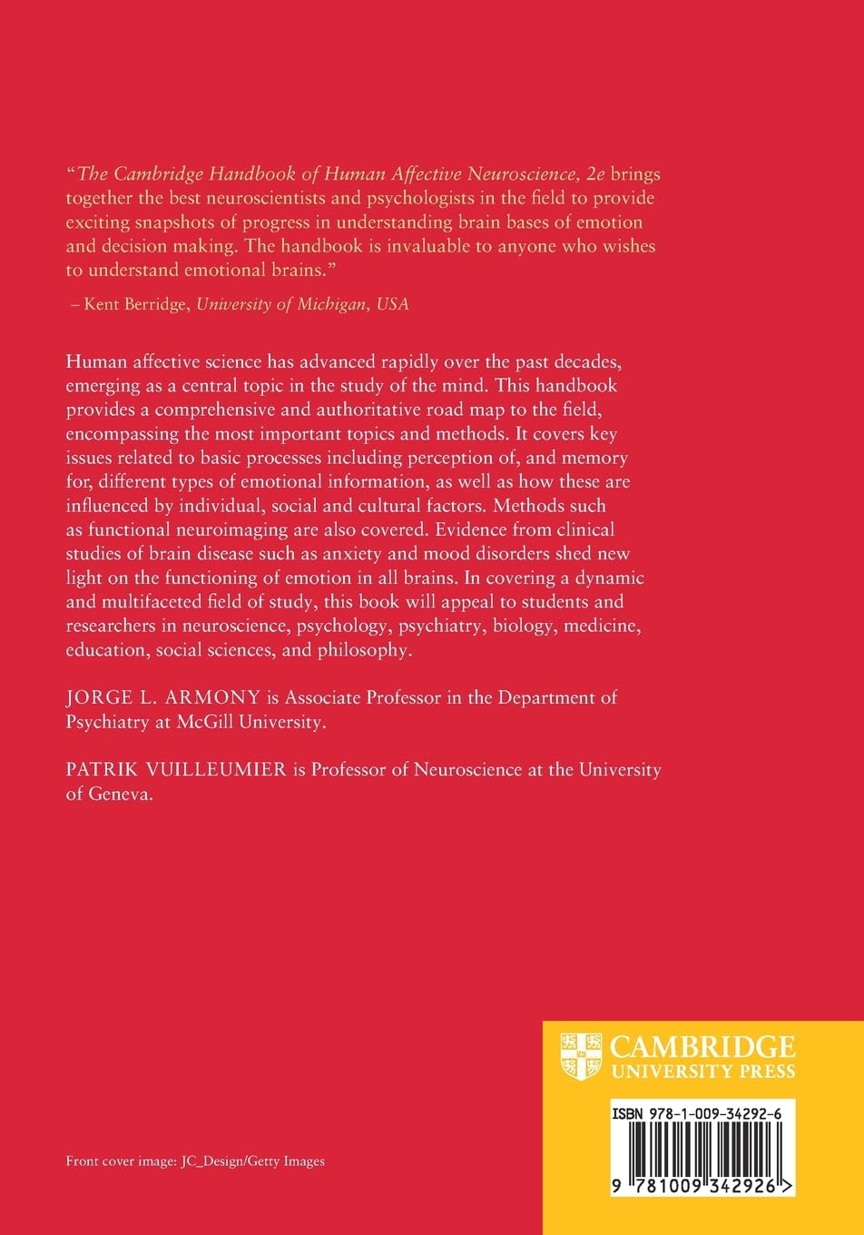 The Cambridge Handbook of Human Affective Neuroscience