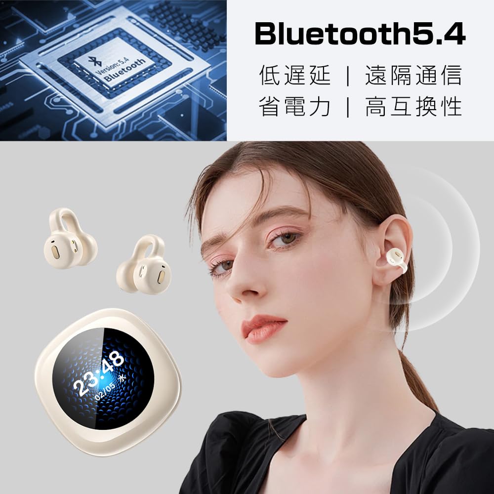 Amazon.co.jp: SLuB 骨伝導イヤホン 搭載 Bluetooth 5.4 開放型 耳を塞 