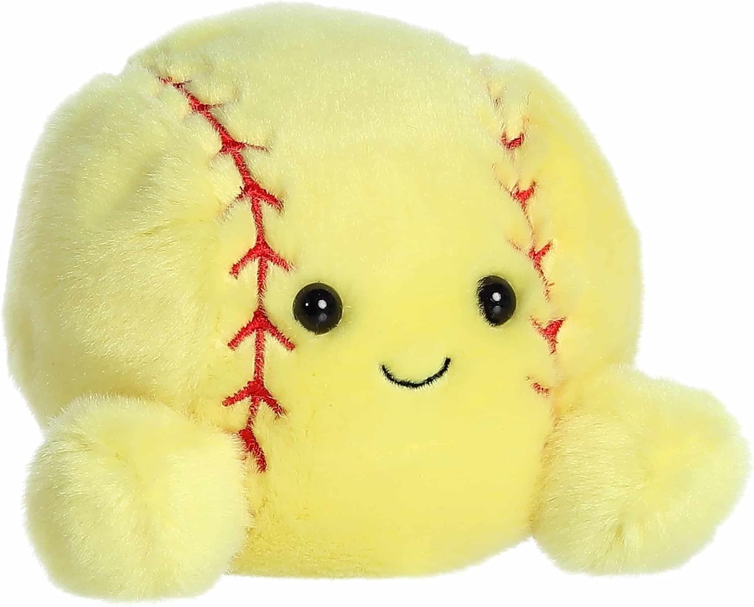 Aurora® Adorable Palm Pals™ Shortstop Soft Ball™ Stuffed Animal - Fun Collectible Plush for Kids and Adult Collectors - Perfect for Decorating Rooms and Birthday Gifts - Yellow 5 Inches