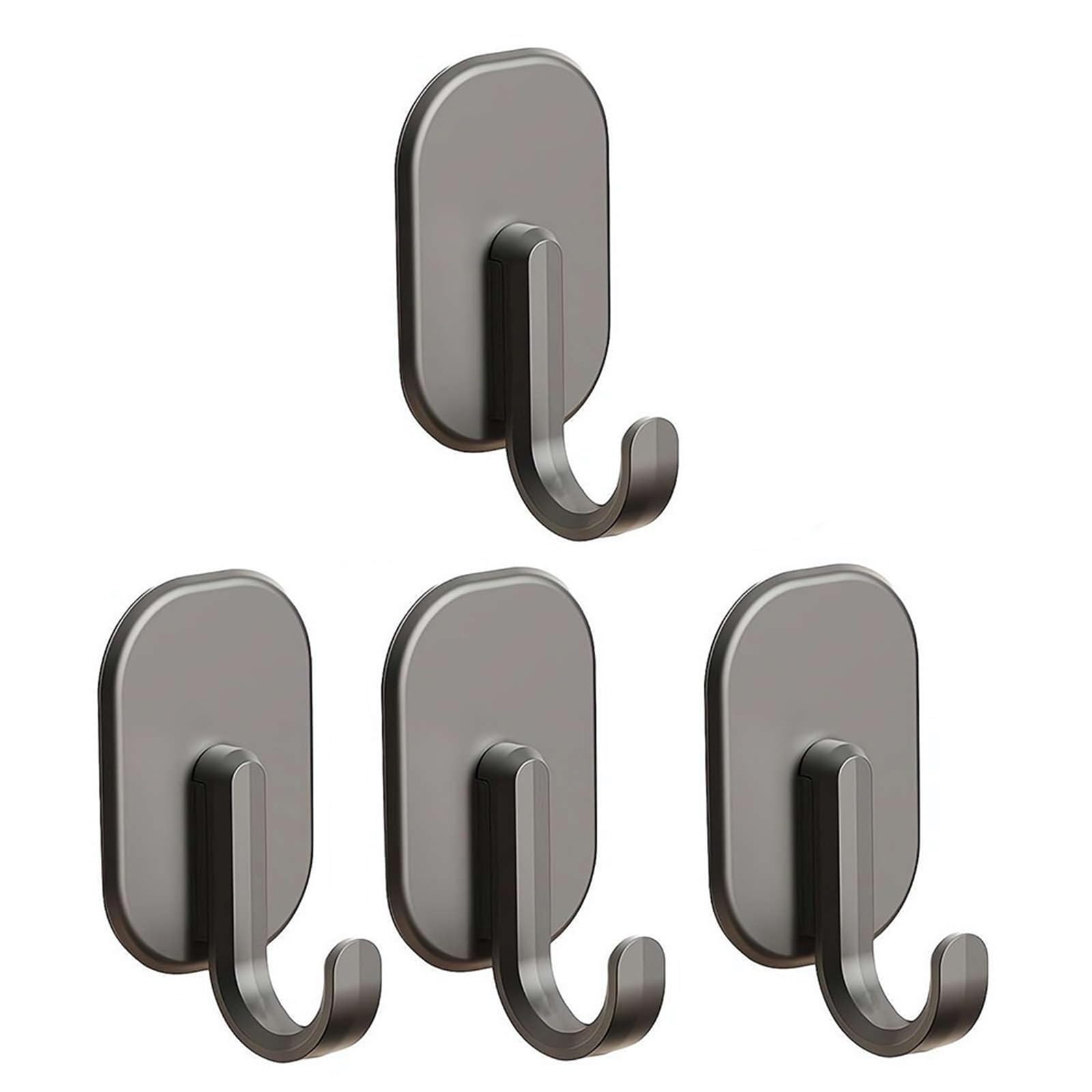 Ryqzhhy 4Pcs Coat Hooks 1/2/3/ Magnetic Hook Wall Mount Holder Multifunctional Daily Storage Hanger(4Pcs)