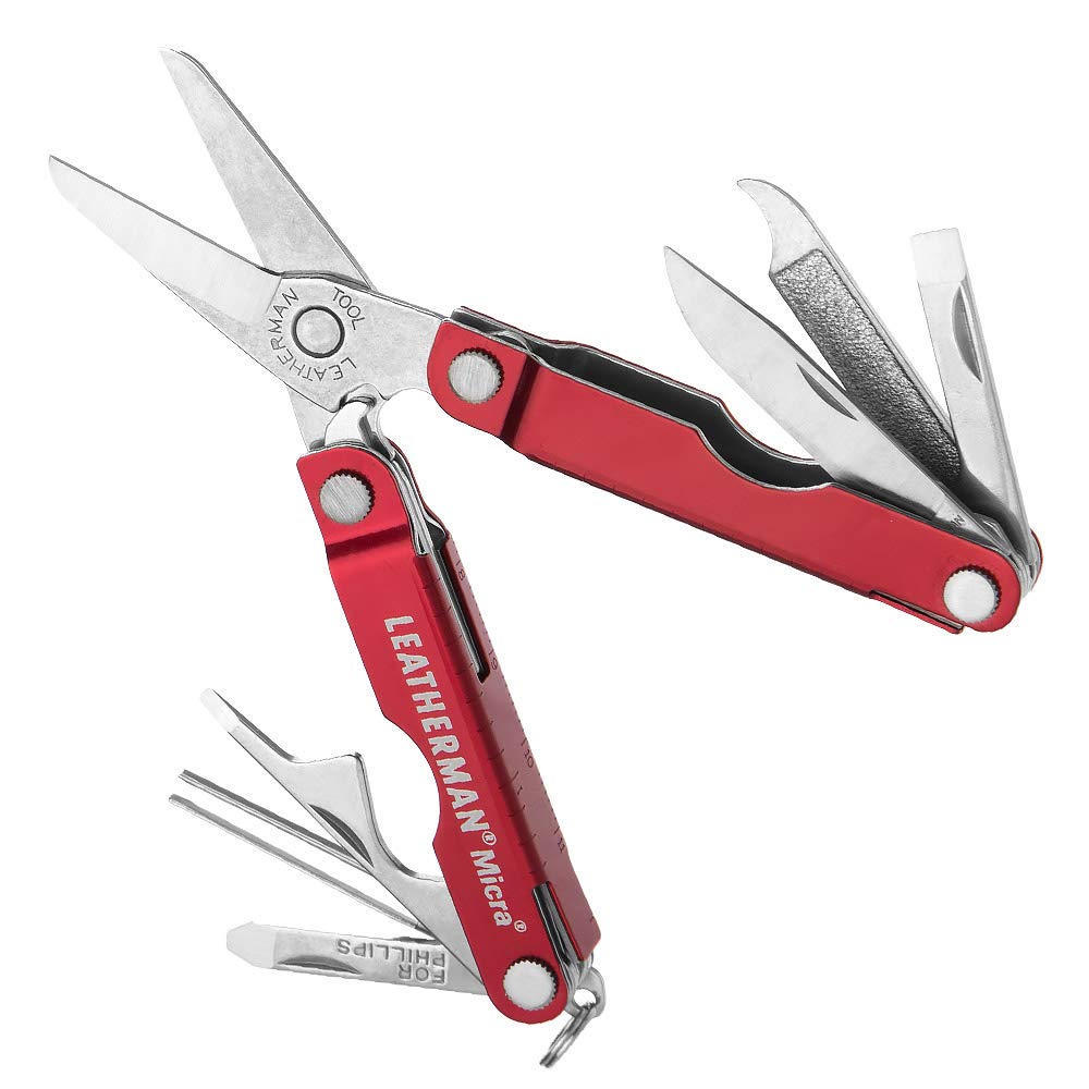 LEATHERMANZweibrüder SMALL Kaychain Tool rt MICRA 0037447390395 Tool in Blister Packaging Red
