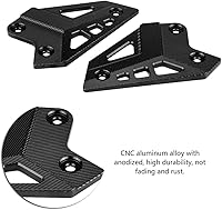 Vista 3 de Reposapiés Pie Peg Protector Talón Protector para Kawasaki Z900 2017-(negro)