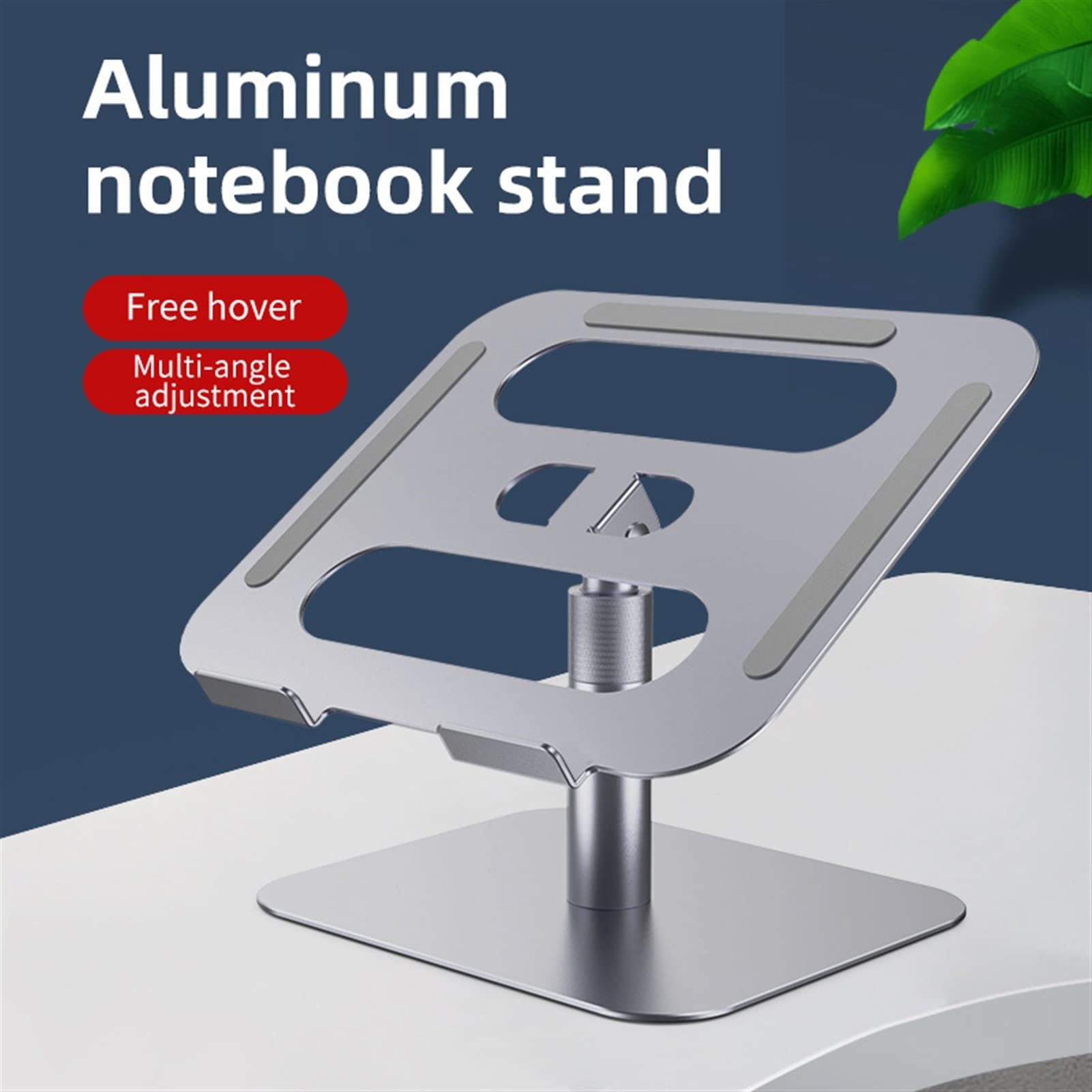 Laptop Stand Laptop Riser Stand Stack Kąt Regulowana wysokość 360 Obrotowy aluminiowy ergonomiczny element notebookowy uchwyt stojak Stojak na Komputer (Color : Z45 S)