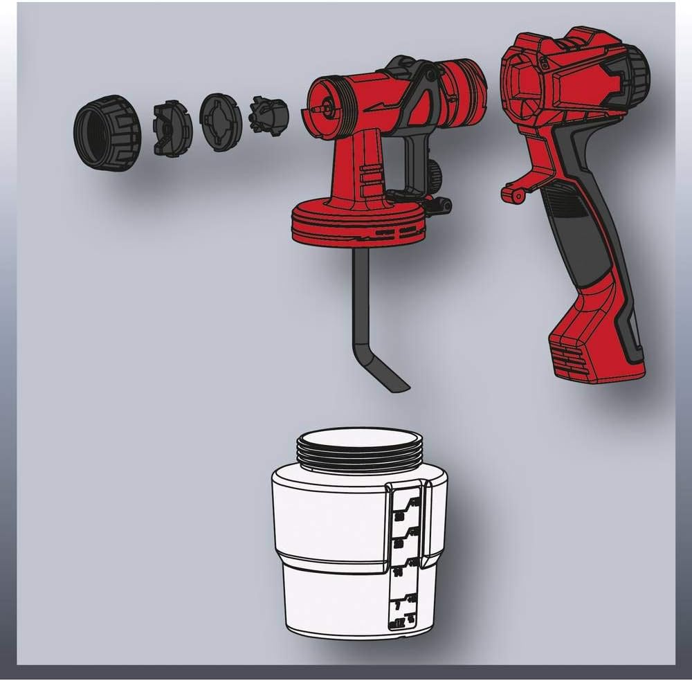 жарылды view of Einhell TC-SY 600 S spray gun for cleaning