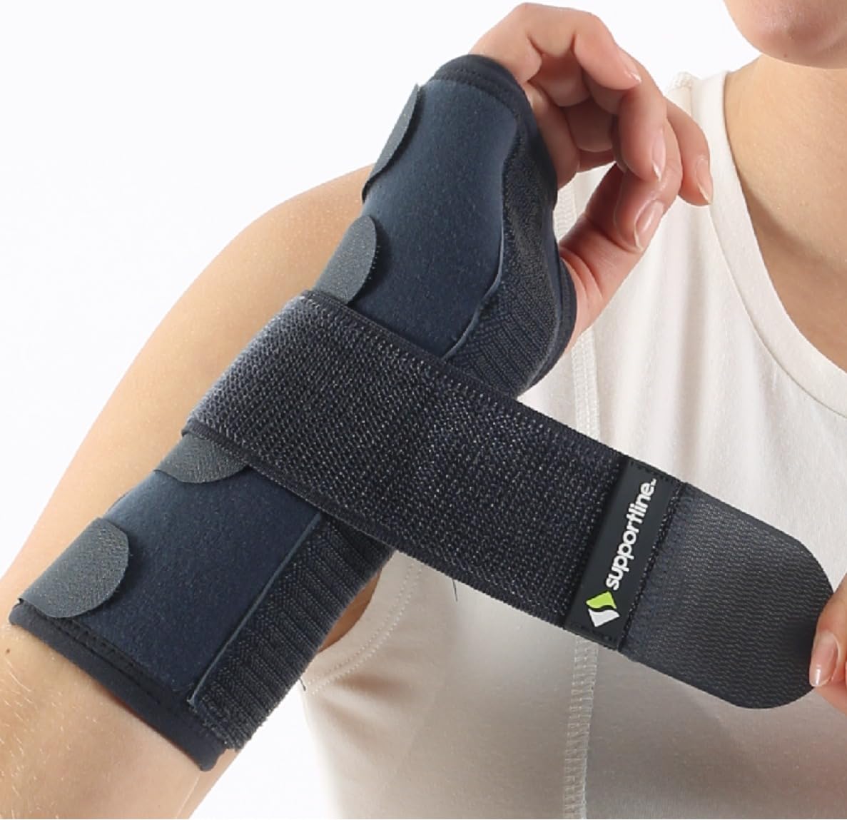 Hand & Wrist Splint (Single Sided) – Orthopedic Wrist Brace for Carpal Tunnel & Injury Support, (Black, Universal, LIGHT)