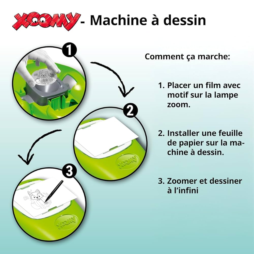 Ravensburger Xoomy Maxi With Drawing Roll 6.5 M U2013 Drawing Table U2013 Creative Hobby U2013 Unisex U2013 Children U2013 Creative Activity U2013 Ages 6 And Above U2013 18142 U2013 French Version, Multicoloured, A4