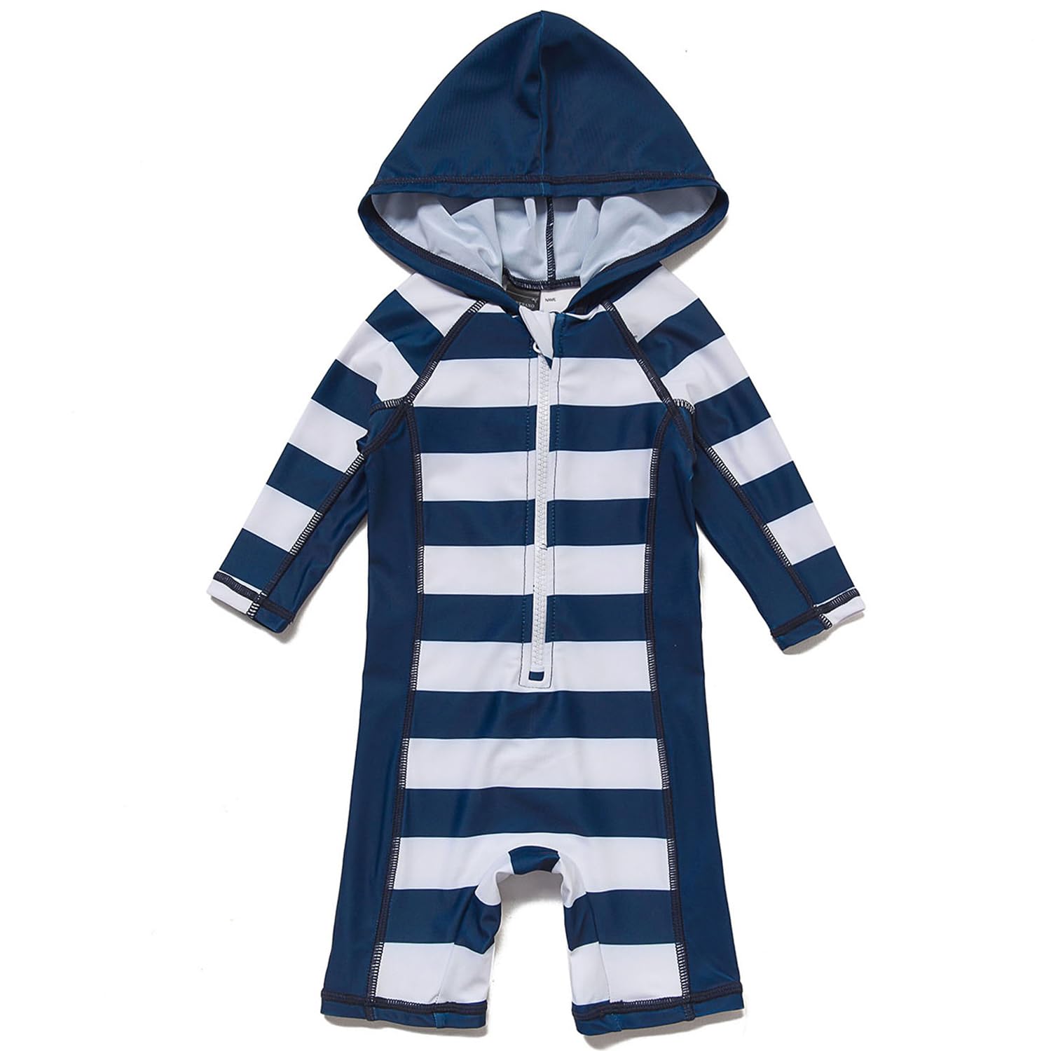 BONVERANO Badeanzug für Babys und Kleinkinder Mit Kapuze UV-Schutz 50+ Badebekleidung Mädchen/Jungen 0-4 Jahre