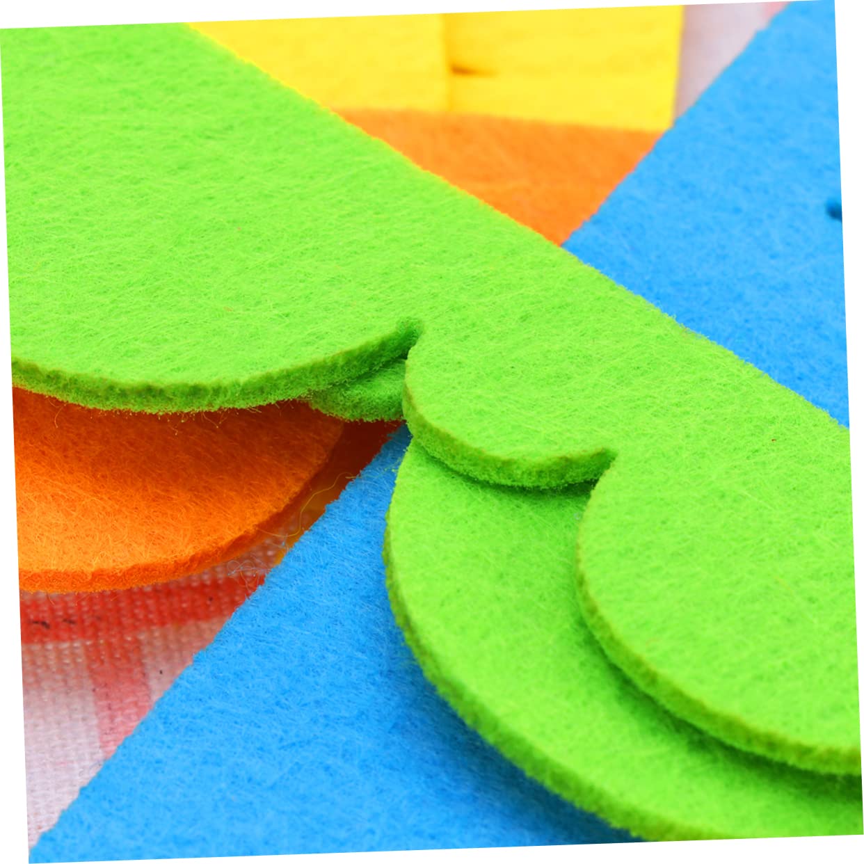 SHINEOFI 8piezas Tiras De Para Diseño De Encaje Forma Ondulada Adornos Para Jardín De Naranja Azul Verde