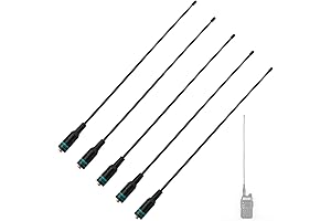 5 Pack Nagoya NA-771R Antenna | VHF/UHF Walkie Talkie Antenna | 144/430Mhz...