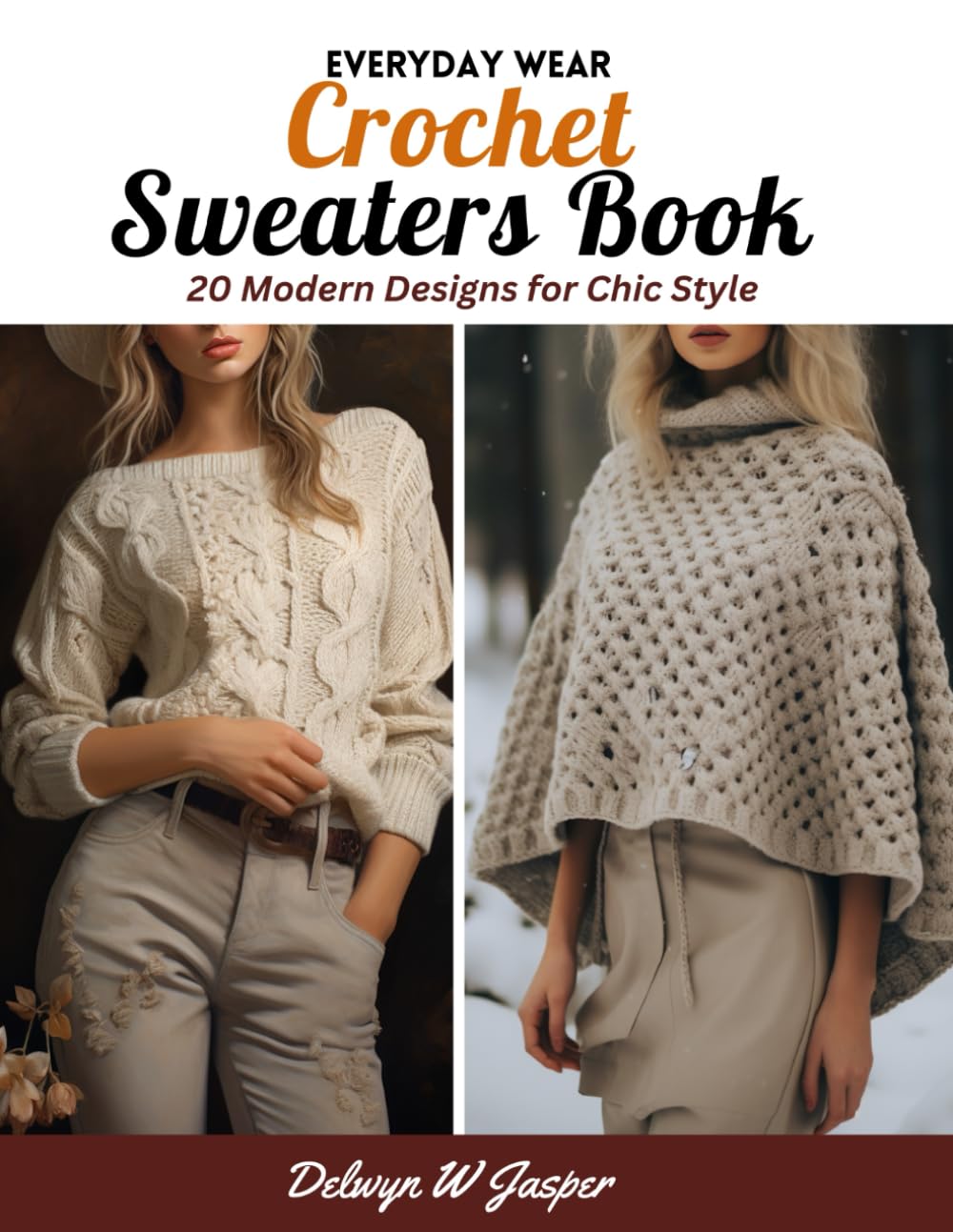 Everyday Wear Crochet Sweaters Book: 20 Modern Designs for Chic Style