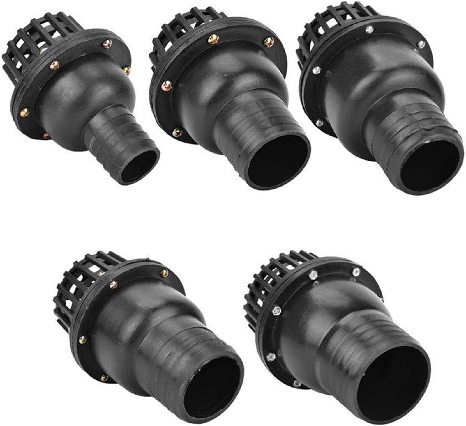 Filtros para tuberías Filtro de bomba agua alto rendimiento con válvula pie for hidrolimpiadoras - Compatible tuberías PVC 1,5" a 4"(3 Inch)