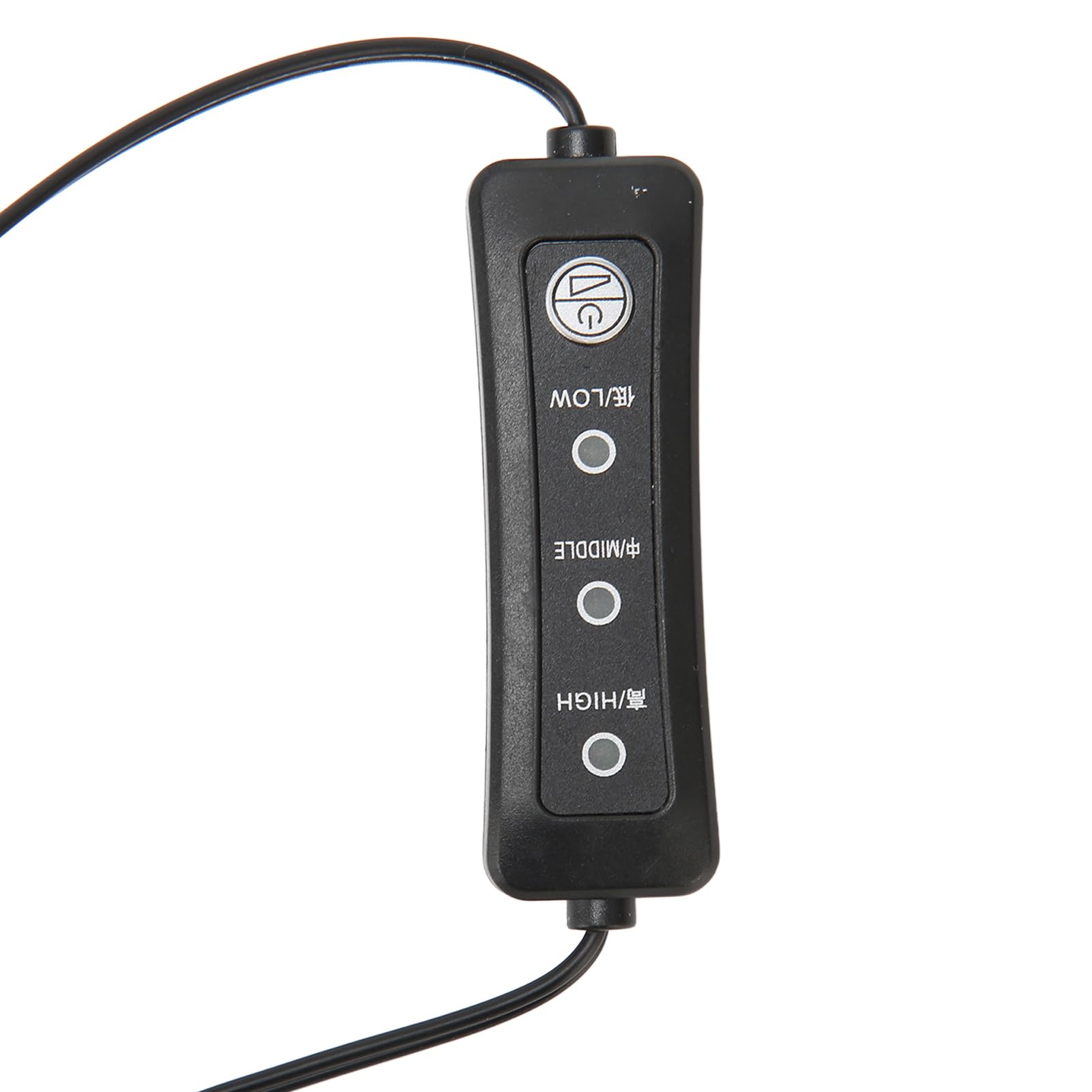 ELUTENG Ventilatore USB da 120 mm,3 Velocità Regolabili 8 Tappetini