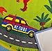 KC Cubs 5x7 Dinosaur Toy Car Dino Road Rug – Educational Play Mat Carpet for Kids, Toddlers, Nursery, Classroom, Playroom, Baby Daycare, Boys & Girls