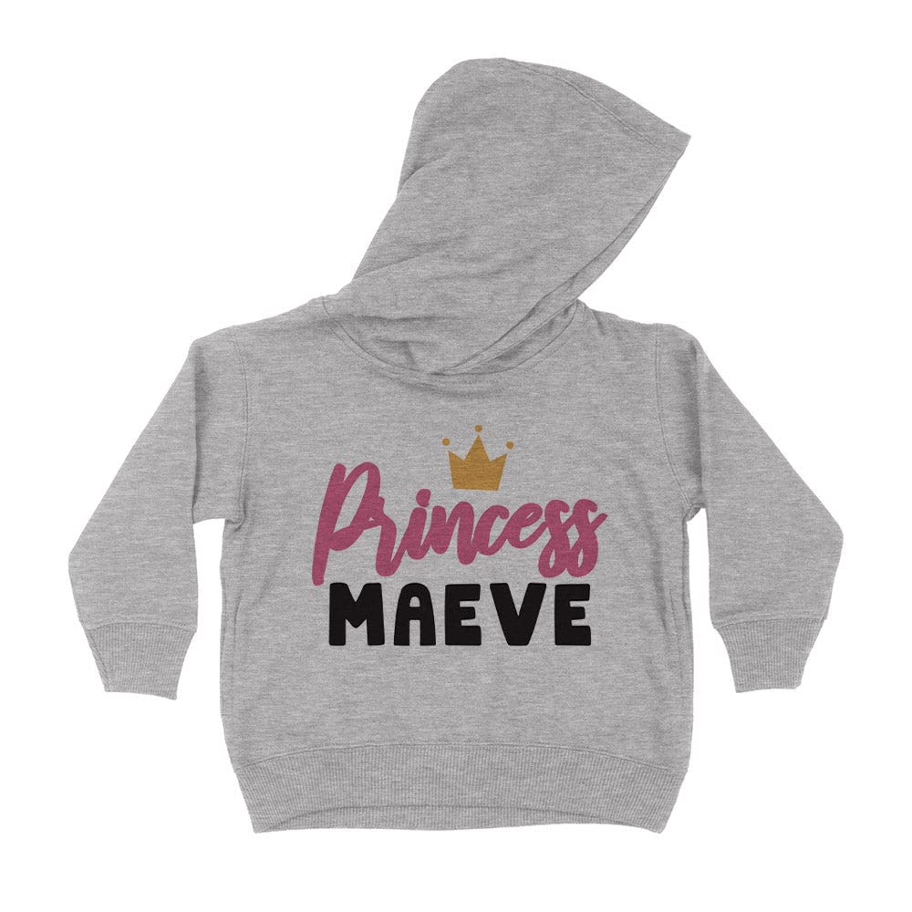 Princess Maeve Kids Hoodie Sweatshirt Toddler 4T Heather Grey
