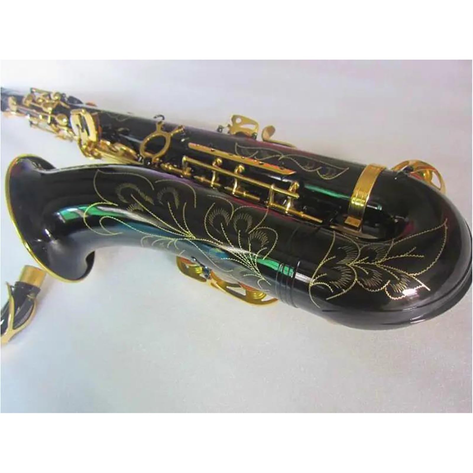 sassofono Strumento Musicale Sax Tenore Sassofono Tenore Corpo In Ottone Sax Oro Nero Con Bocchino E Custodia