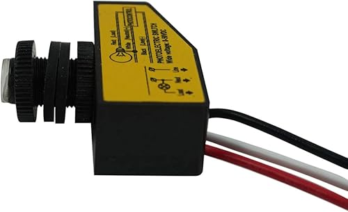 Miniatura 7 de Interruptor fotoeléctrico de sensor de exterior de 12 V, 24 V, 36 V, 48 V, CC, interruptor fotoeléctrico de 3.5 A, interruptor de fotocélula del