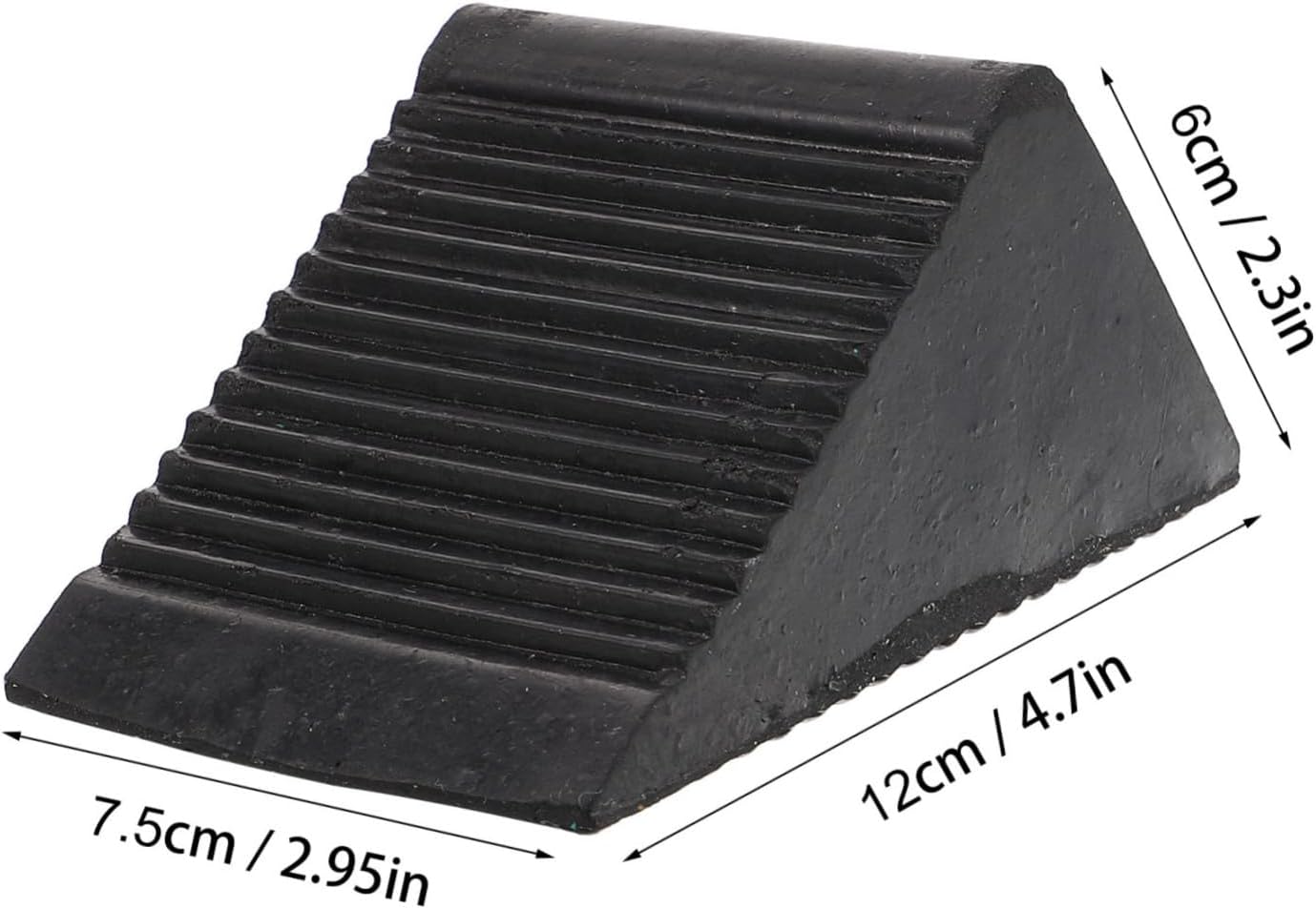 Car Trailer Wheel Chock Tire Chocks for Car Trailer Ramp Stopper Rubber Rolling Vehicle Wheel Block