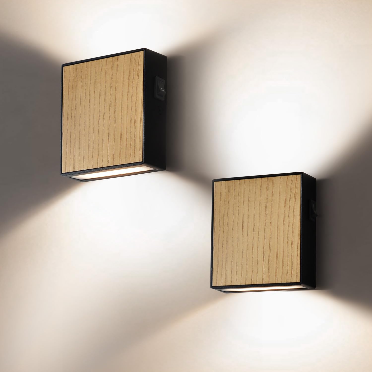 ouglres Wall Sconce Black 2pcs — image 1