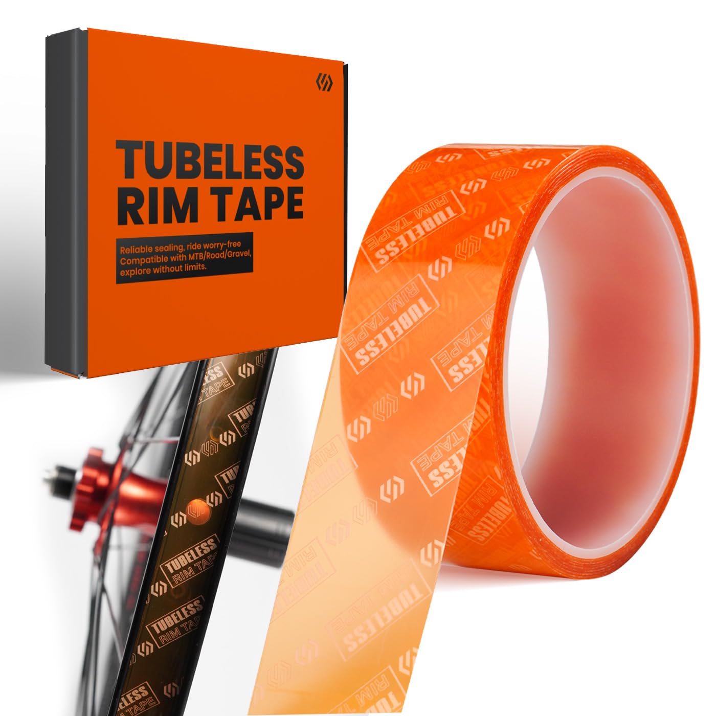 Chooee Tubeless Bike Rim Tape,Tubeless Tire Tape with Strong Adhesion-Width 32mm x Length 10m Options,Bicycle Wheel Rim Tape Suitable for MTB/Road/