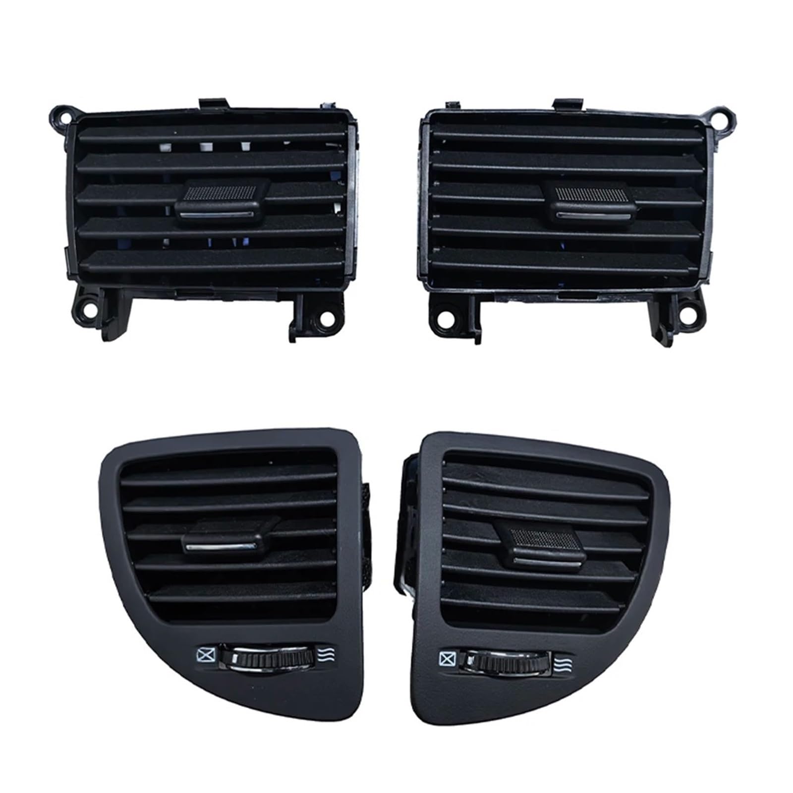 for Kia for Sportage 2005-2009 Dashboard Air Conditioning Outlet Center 974801F000 974901F000 A/C Conditioner Car Dashboard Air Vent(4 PCS)