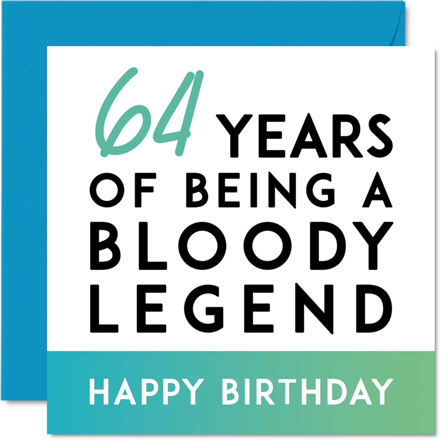 Joycard Biglietti per il 64° compleanno, decorazioni per il 64