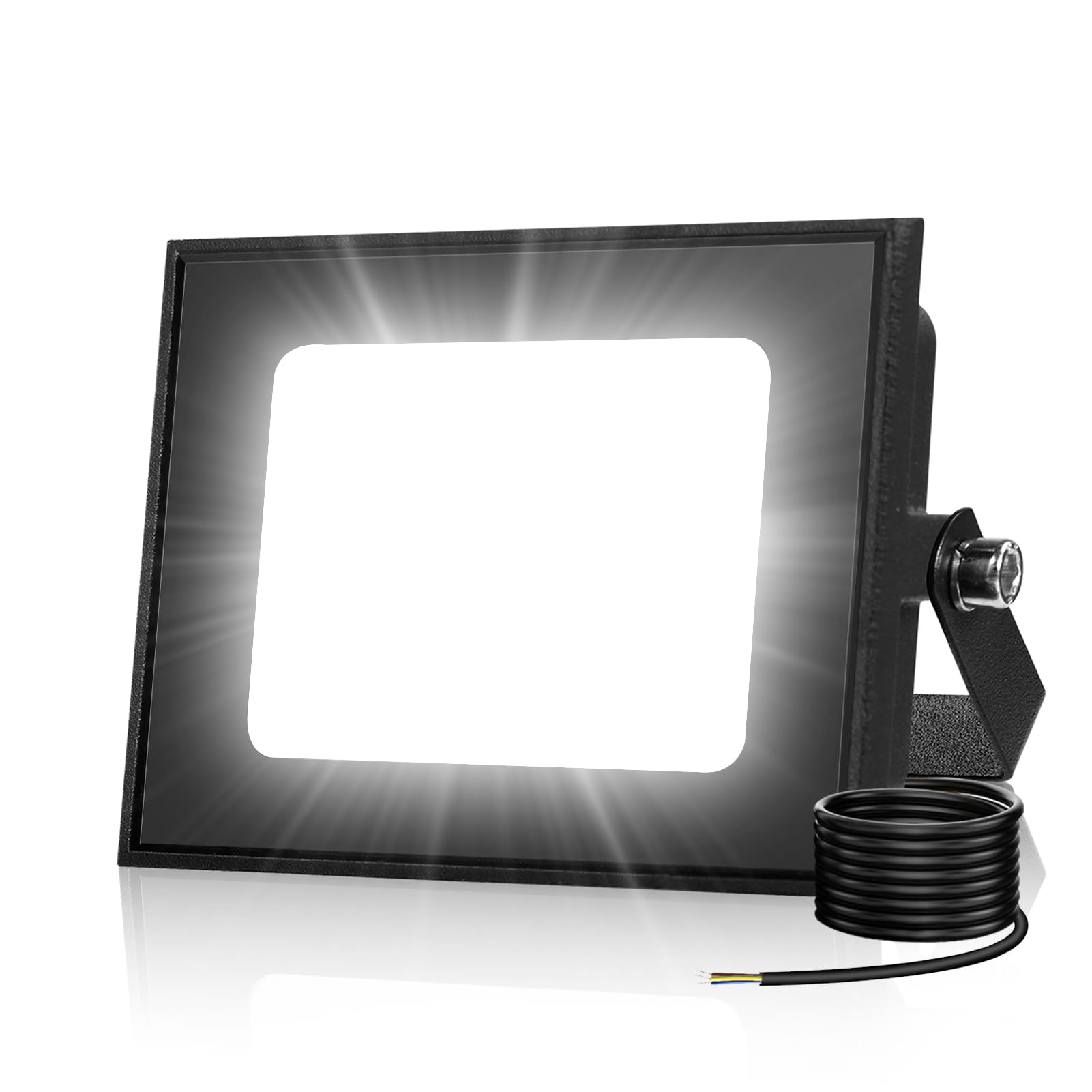 Viugreum 10W Led Floodlight Outdoor |1000LM Led Work Light IP66 Waterproof Daylight White 6500K Security Lights for Garden, Garage, Yard