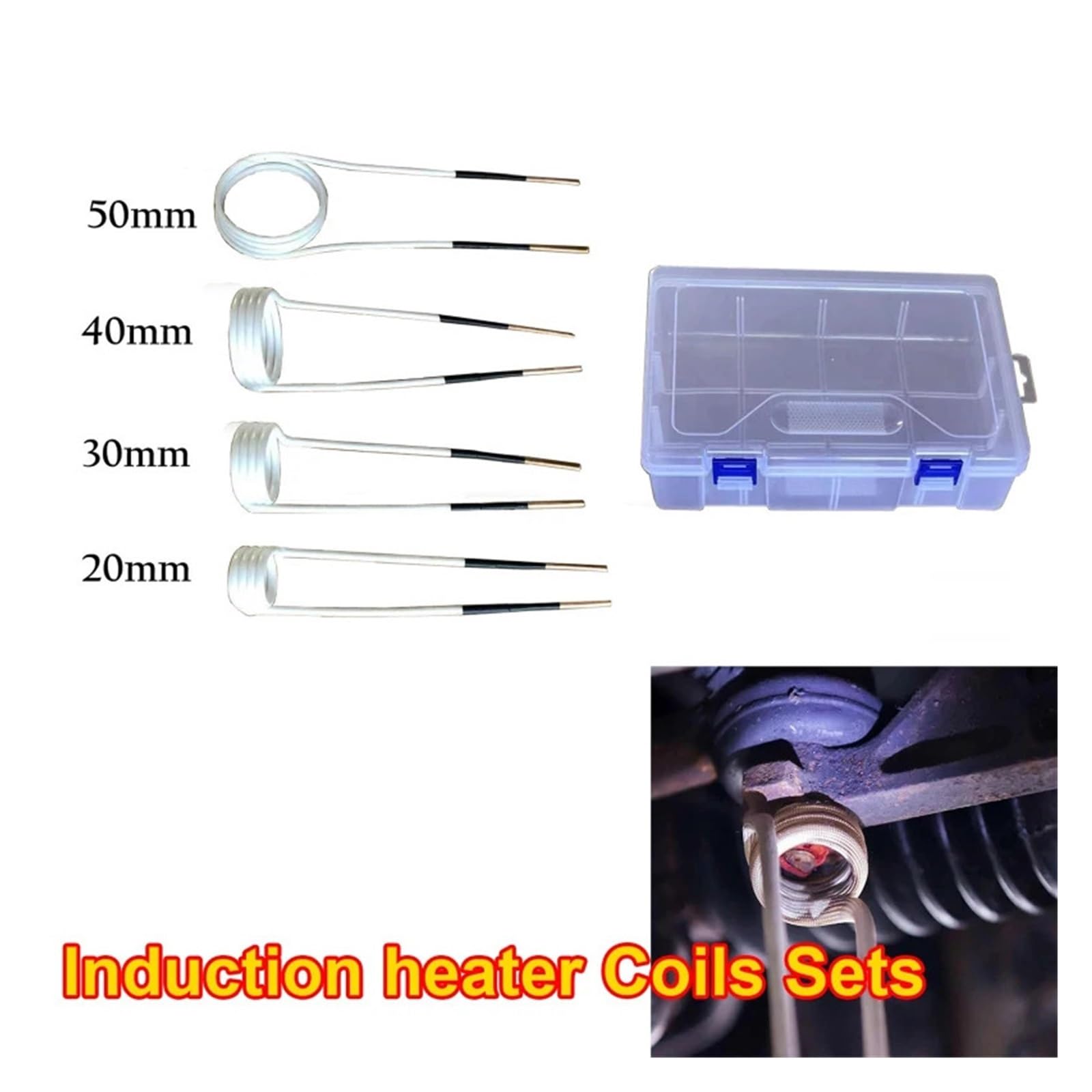 Nagrzewnica indukcyjna, Mini nagrzewnica magnetyczna DIY cewki indukcyjne cewka indukcyjna kanał magnetyczna nagrzewnica indukcyjna zestaw bezpłomieniowe akcesoria grzewcze 4-10 sztuk(10pcs)