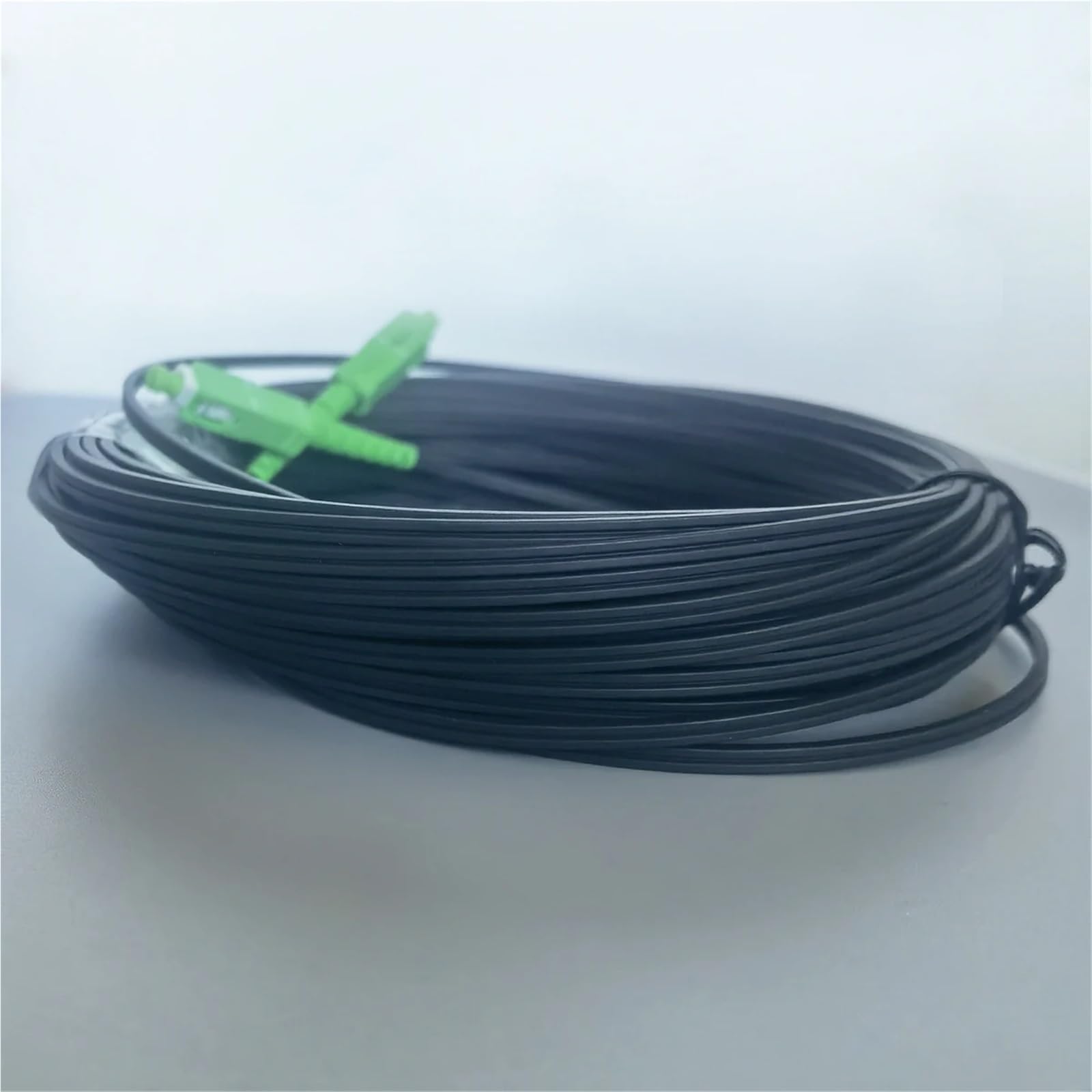 SC-SC Câble d'égouttement intérieur Câble de raccordement à fibre optique FTTH Monomode Simplex Core 60-100 mètres Rallonge de câble en gros(60 m)