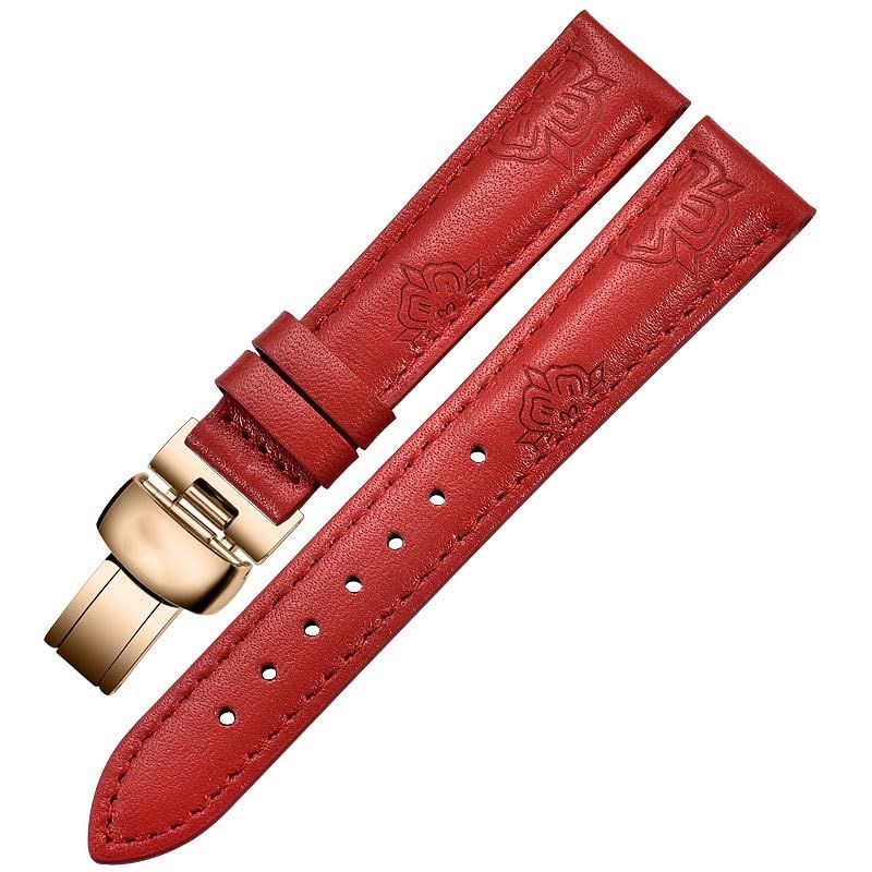 Remplacer bracelet usé Tissot Couturier : cuir imprimé pour T050207A T050217A