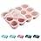 HIWOOD 12x1.5oz Baby Food Storage Containers, Baby Food Freezer Tray with Clip Lid Gossamer Pink, Food Grade Silicone Freezer Trays for Purees & Vegetables