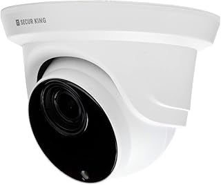 SECUR KING Telecamera Dome 4in1 HD 5MP Ottica varifocale Telecamera di Sorveglianza con Visione Notturna IR 40m SECUR KING Telecamera Dome 4in1 HD 5MP Ottica varifocale Telecamera di Sorveglianza con Visione Notturna IR 40m