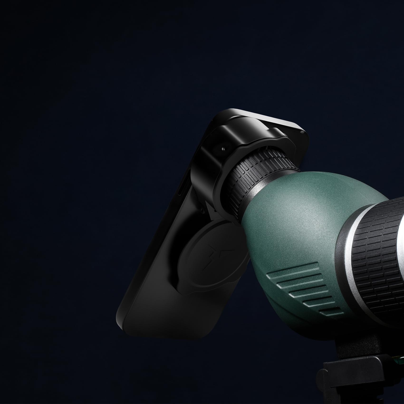Universeller Digiscoping-Spektiv-Handy-Adapter, Metallhalterung, passend für iPhone, Handy-Kamera, Teleskop, Monokular und Mikroskop, 50 mm-60 mm (patentiertes Design)