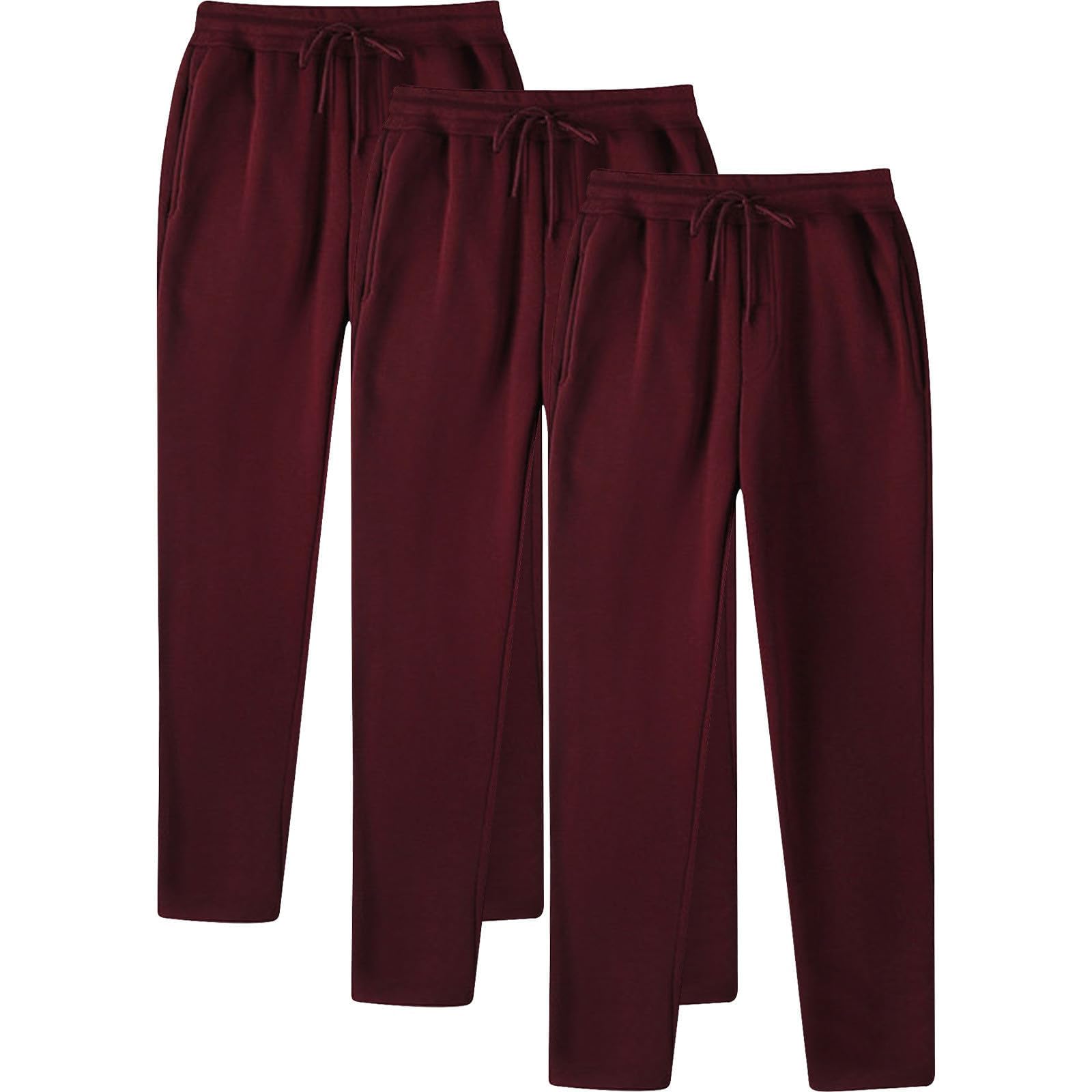 Pantalones Jogger Hombre Holgado Recto con Cintura Elástica Y Puños Ajustables Cómodos para Gimnasio Running Paseos Ocio Y Uso Diario