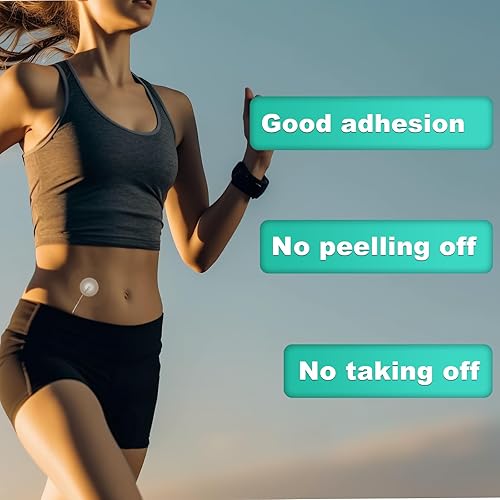 Miniatura 5 de Parches adhesivos universales para bombas CGM e insulina, agujero de 0.8 pulgadas, paquete de 40 parches transparentes impermeables y transpirables,