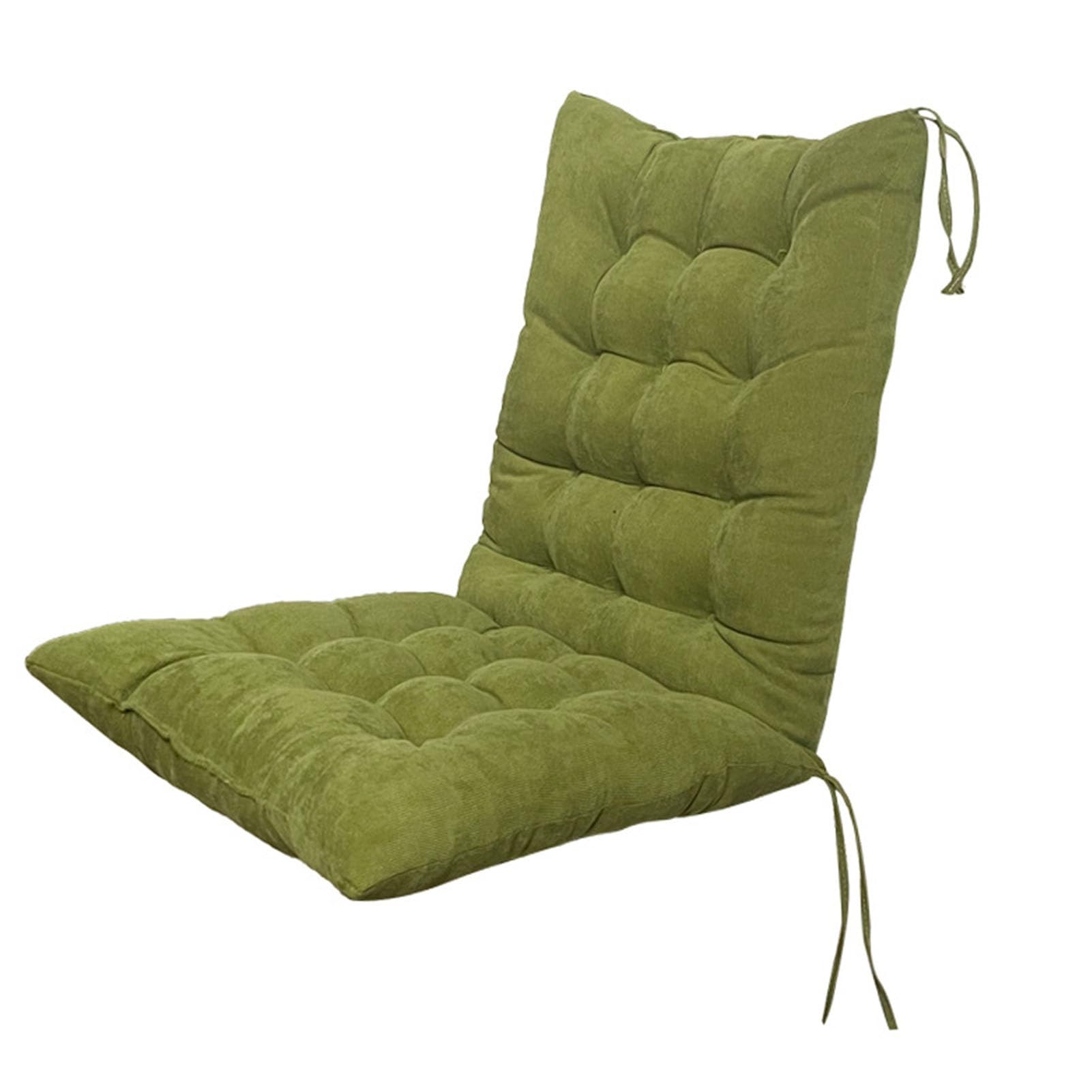Cojines para sillas Cojines Sillas Jardin 45x100cm Cojin con Respaldo para sillones Suave Cojines de Silla de salón Cojín con Respaldo para Sillas de terraza (Colorear:Green)