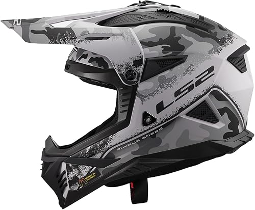 Miniatura 2 de LS2 Cascos Gate II Full Face MX Casco de moto