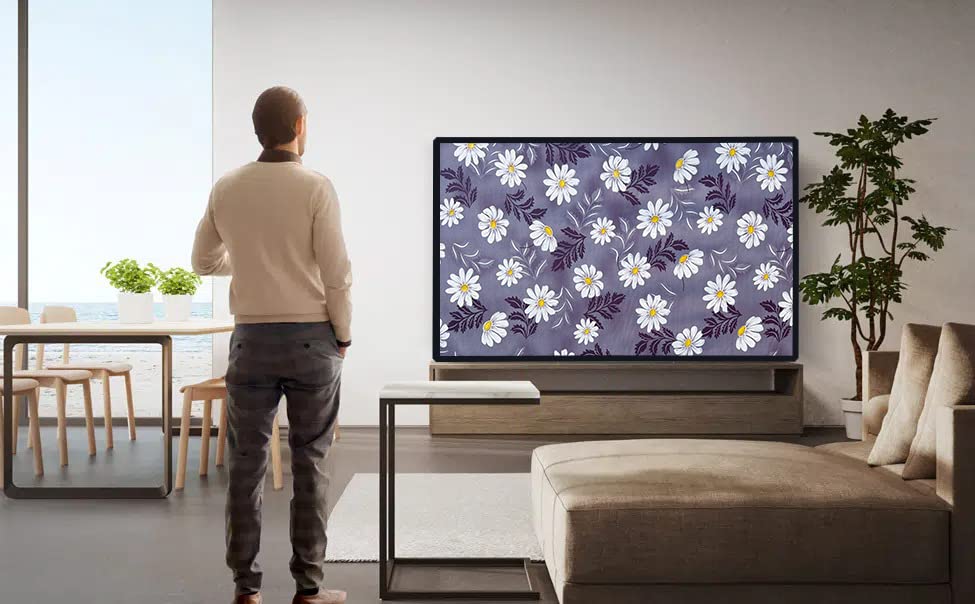 Image of Homeify Printed Smart LED TV Cover for 55 inches (All Model)
