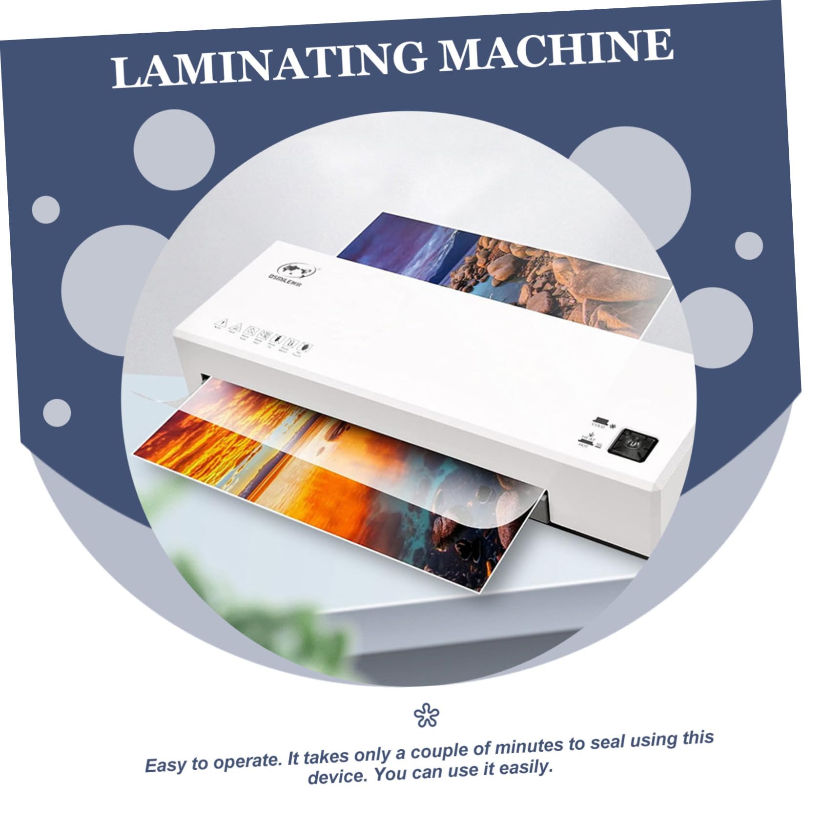Gogogmee Laminating Machine Sheets Photo Laminator Office Laminator Protect Documents Long-Term
