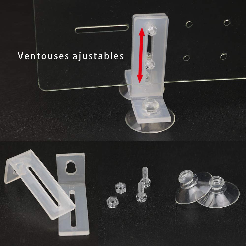 divisori per vasche divisori per acquari per coltivazione mista in PET/PETP Fish Tank Divider