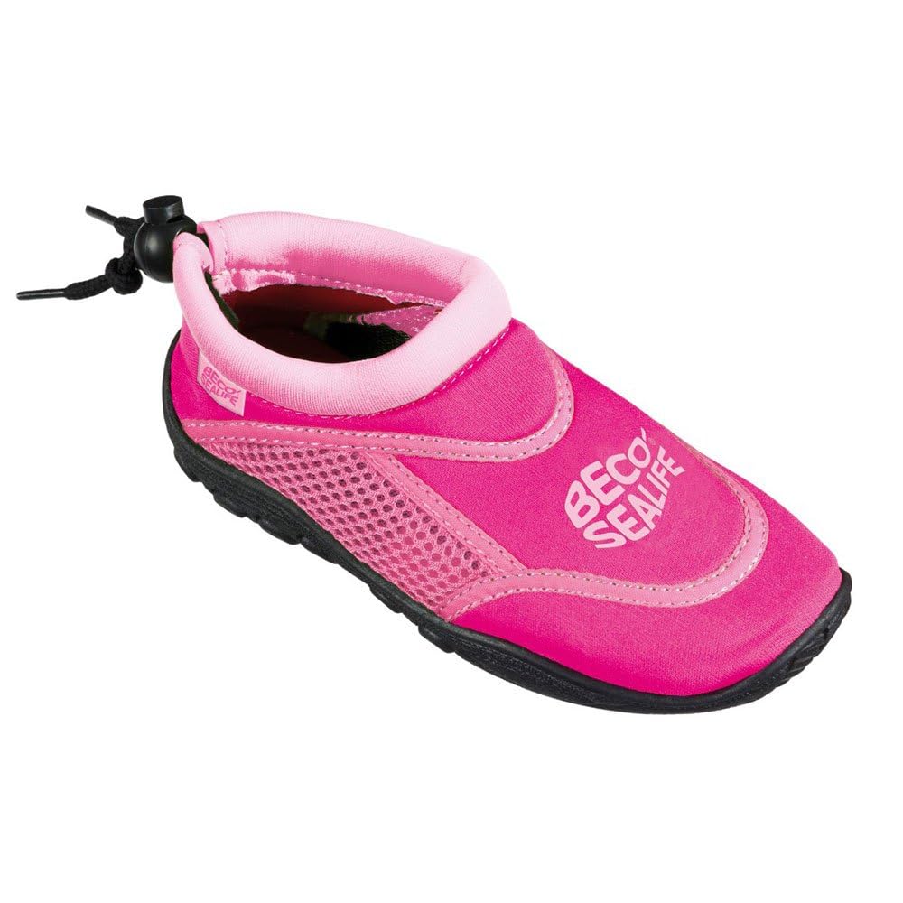 BECO Beermann GmbH & Co. KG 90023 Girls’ Beach & Pool Shoes, Pink (Pink 4), 8.5 UK