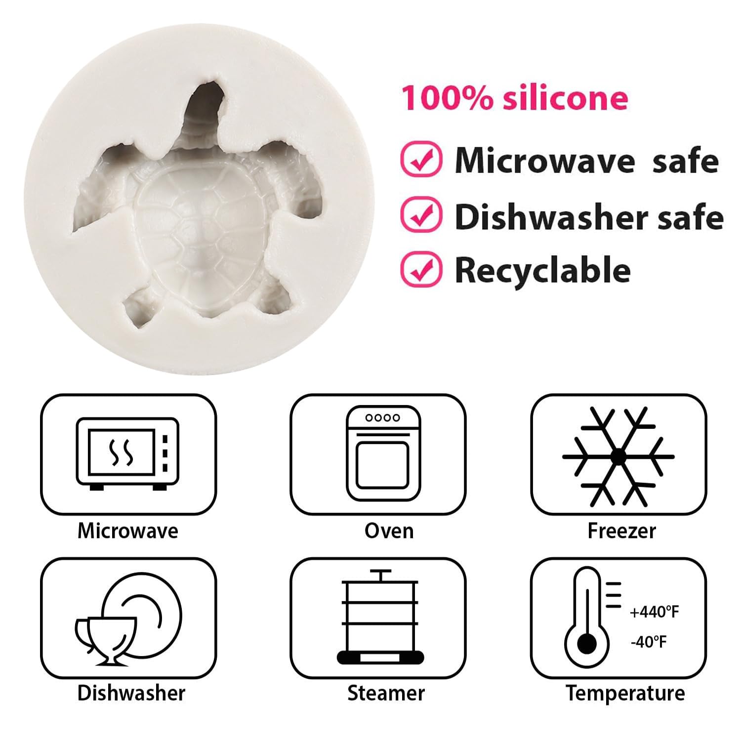 Stampi in Silicone Pesce, Resistente al Calore Stampi Zucchero Torte per Tema Marino, Stampo Silicone Pasqua per Decorazioni Diy, Stampo Cioccolato Pesce di Mare per Alimenti Cioccolato Fatto Mano