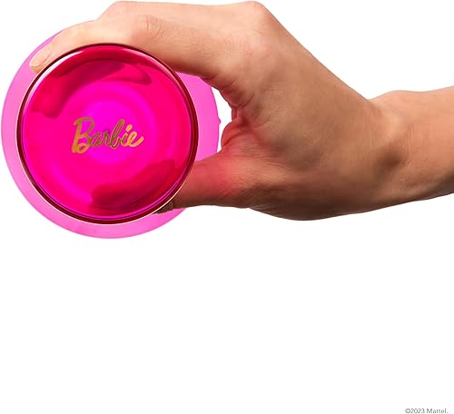 Miniatura 4 de Dragon Glassware x Barbie - Vasos de cóctel con aislamiento de doble pared rosa y magenta, vasos únicos y futuristas, mantiene las bebidas frías