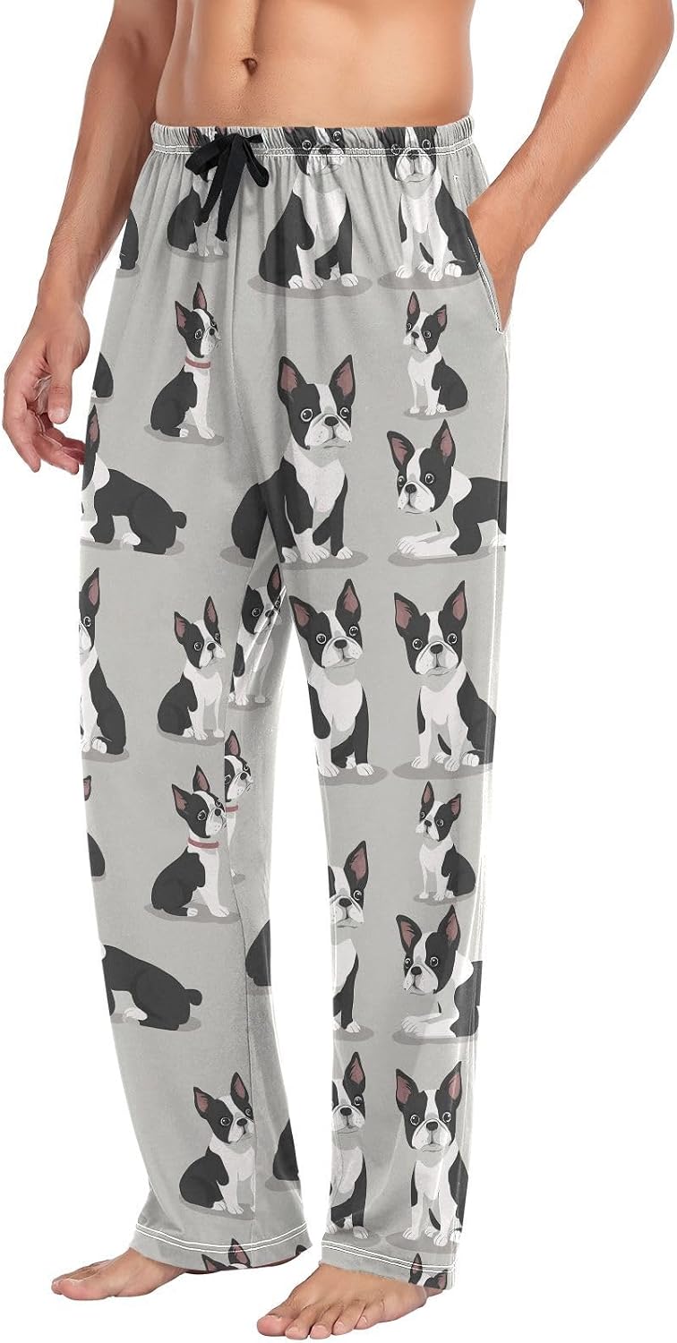 Pigsaly Pajama Pants Christmas Lounge Sleepwear PJs Men's Pajama Bottoms Sleep Pants S image 4