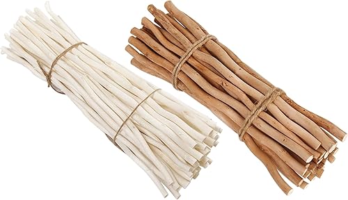 Miniatura 2 de Rama de madera flotante, 50 unidades de madera natural de 11.8 pulgadas, palos de madera flotante sin terminar, para manualidades, piezas de madera