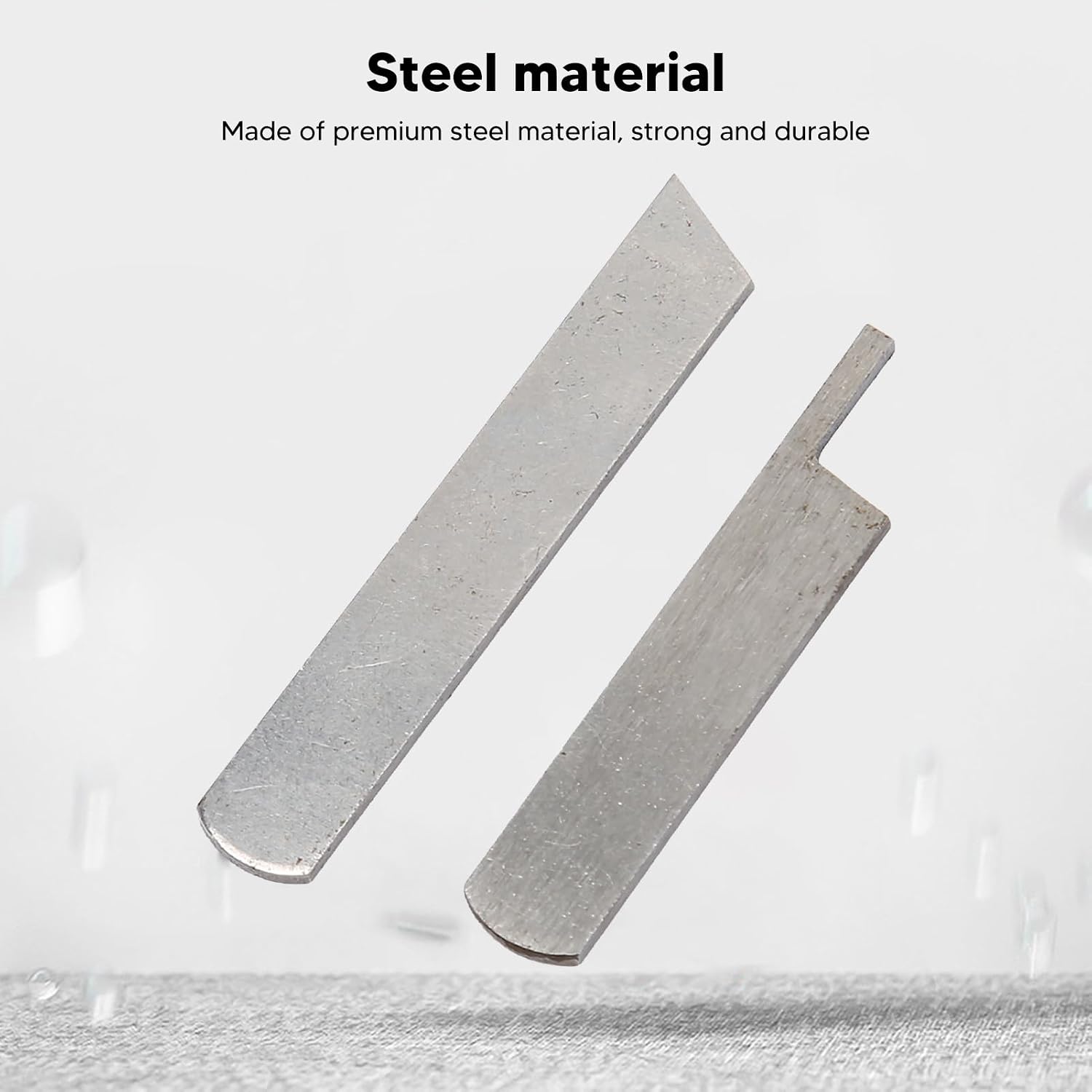 2Pcs Serger Blade Set, Overlock Machine Knives & Sewing Machine Accessories, 8mm Width for GN1-2, 81-6 Household Sergers