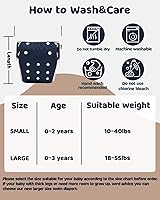 Vista 34 de ALVABABY - Pañales de natación (2 unidades, reutilizables)