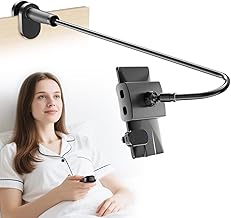 Gooseneck Tablet Holder for Kindle Reading in Bed with Page Turner Remote, Hands Free Desk Bedside Lazy Arm Stand for Kindle Accessories, Gifts for Readers