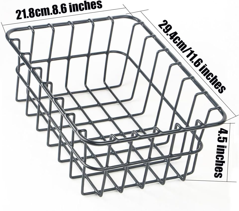 Cooler Basket for RTIC 32/52/72/65,Insert Dry-Goods Baskets Compatible with RTIC 32/52/72 Ultra-Light Coolers,Stainless Steel Wire Rack-(Select Size You Need) image 2